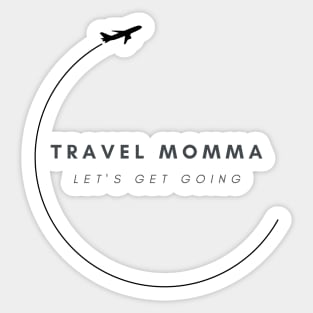 Travel Momma corner logo Sticker